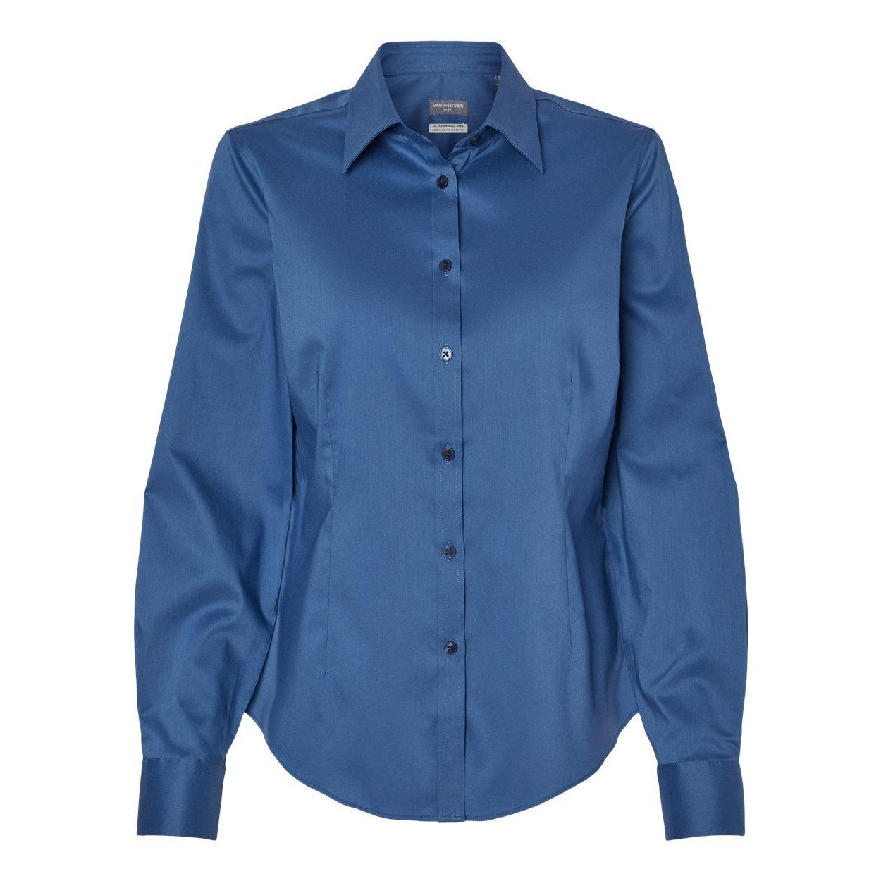 

Женская рубашка без морщин Van Heusen, цвет smokey blue