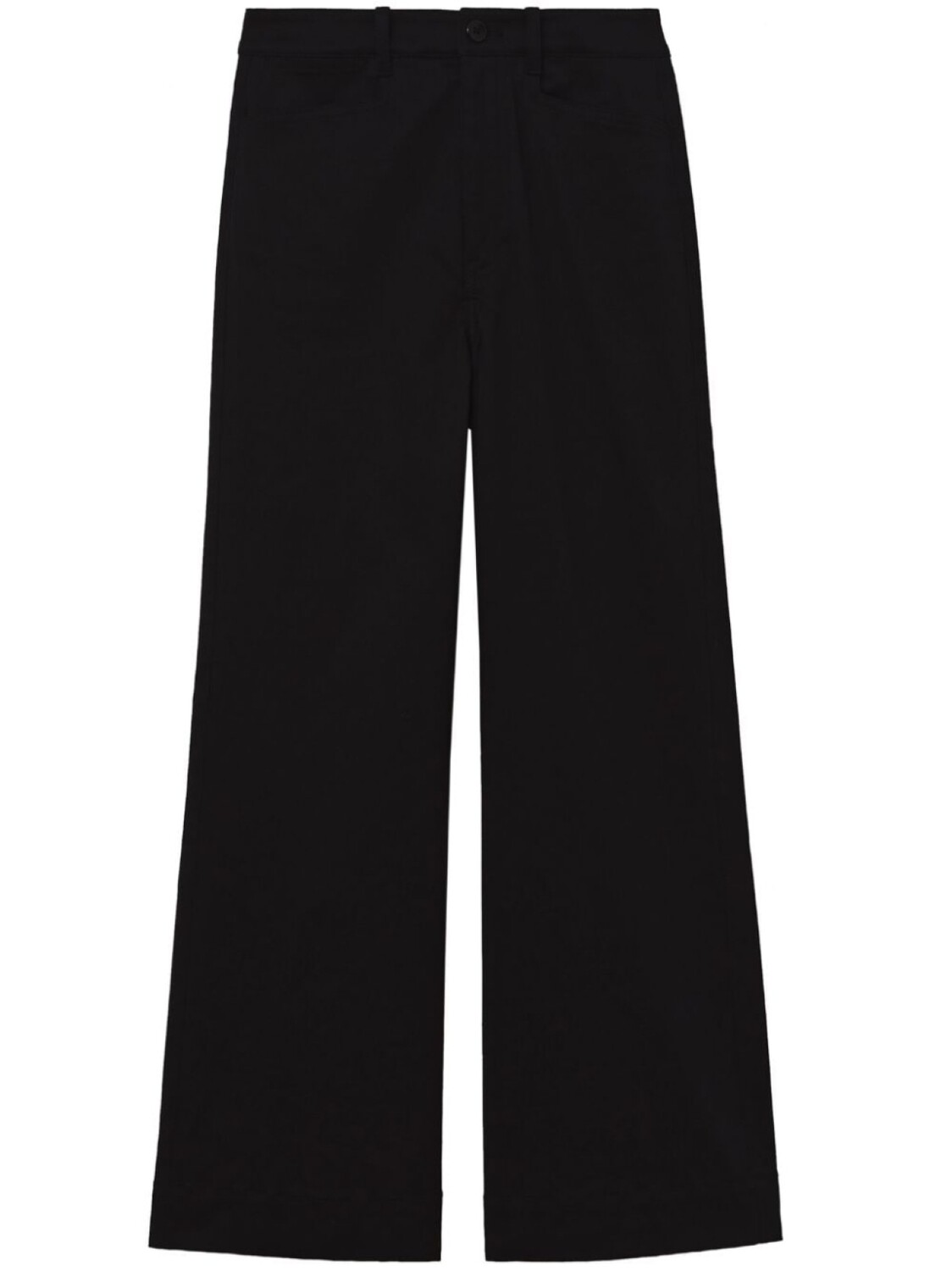 

Proenza Schouler White Label high-waisted cropped trousers, черный