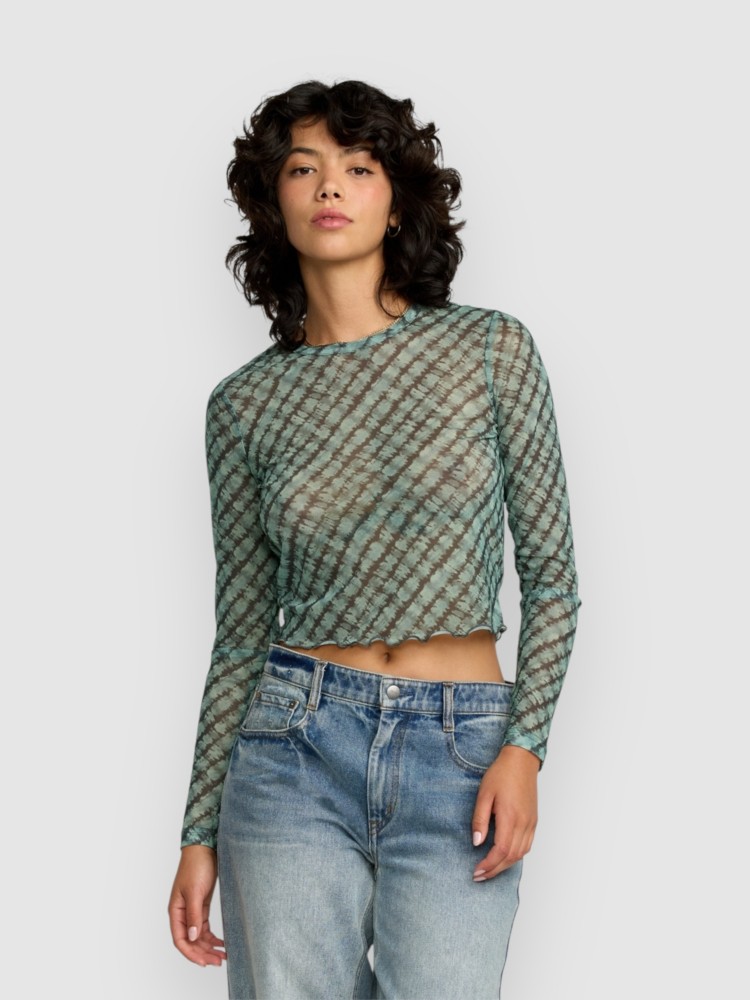 

Лонгслив RVCA River Longsleeve, sea green