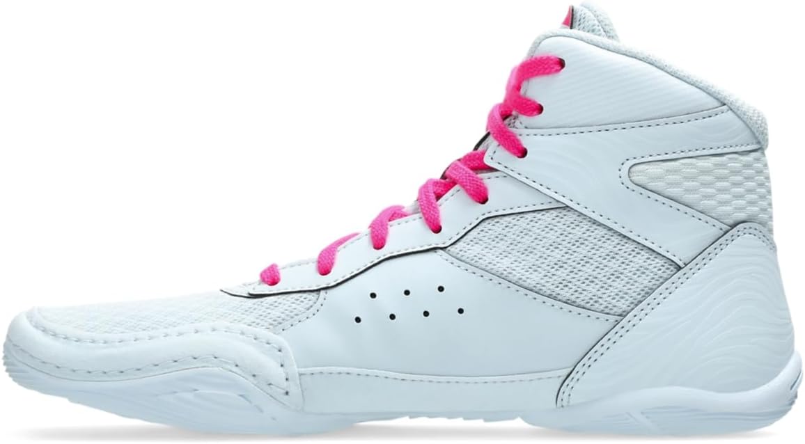 Детские борцовские кроссовки Asics Matflex 7 для школьников, серый — фото 4