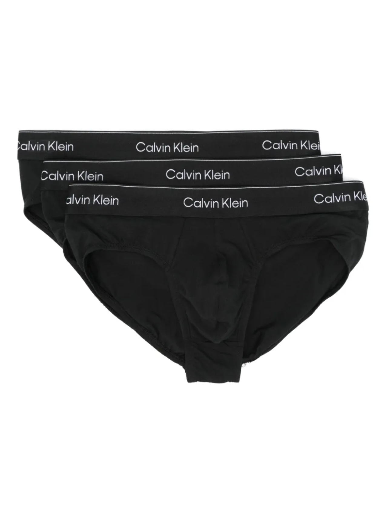 

Calvin Klein комплект из трех трусов-брифов с логотипом, черный