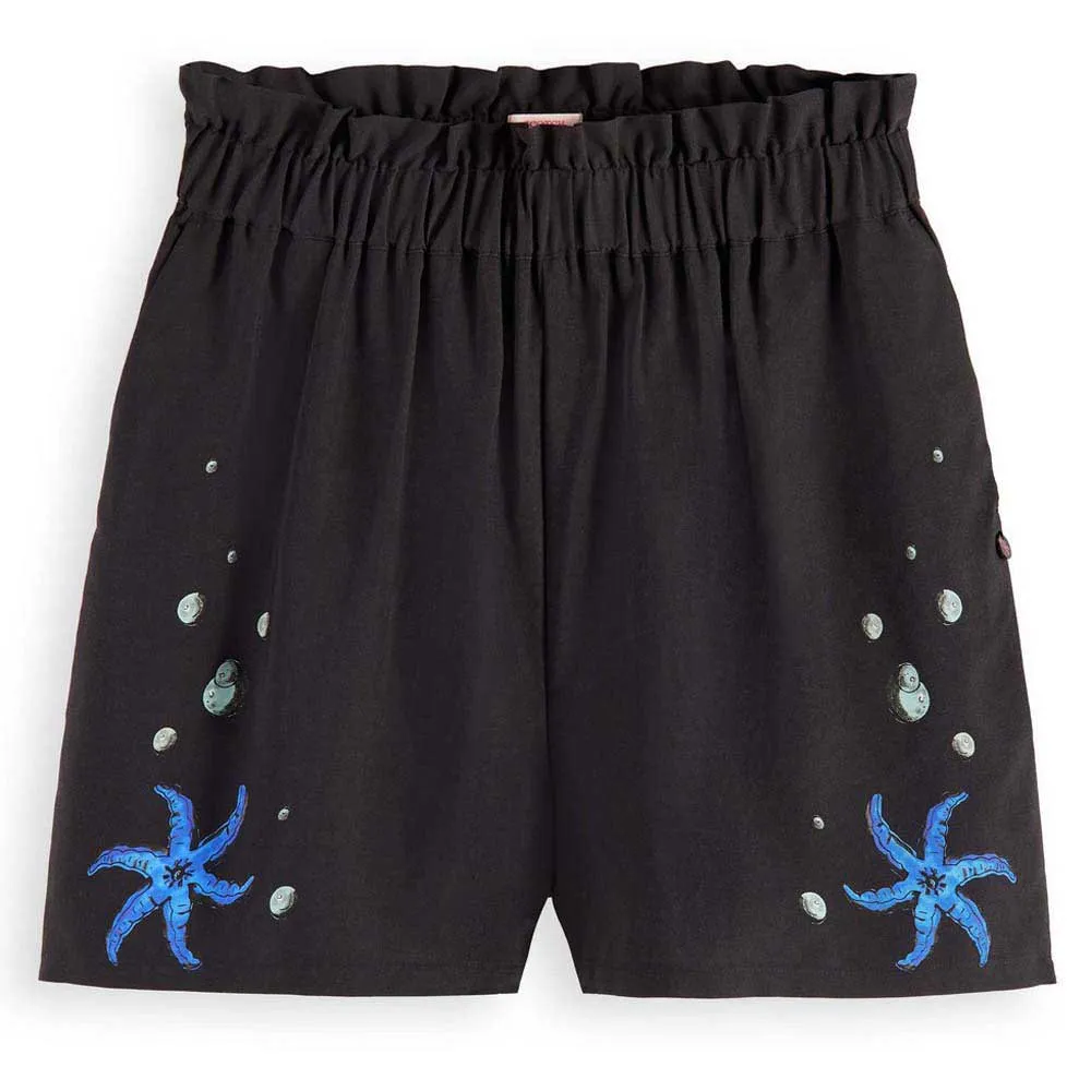 

Шорты Scotch & Soda Printed Pull On, черный