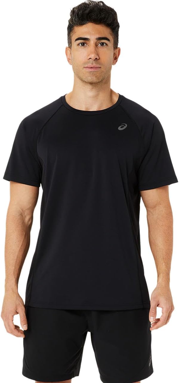 

Мужская тренировочная футболка ASICS ACTIBREEZE с коротким рукавом и жаккардовой отделкой (2031E683), черный