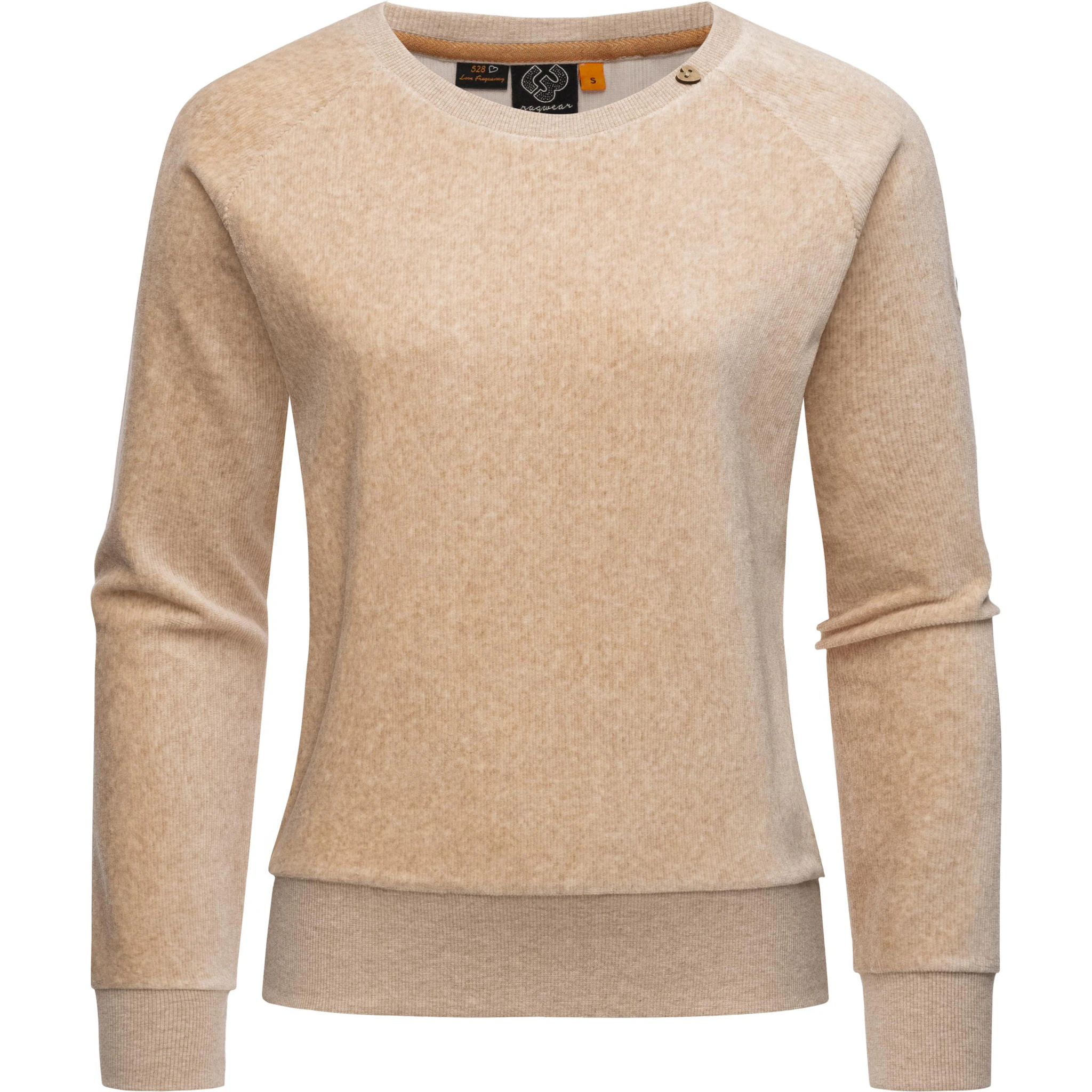 

Свитер Ragwear "Johanka Velvet", стильный женский свитер вельветового вида, цвет Sand