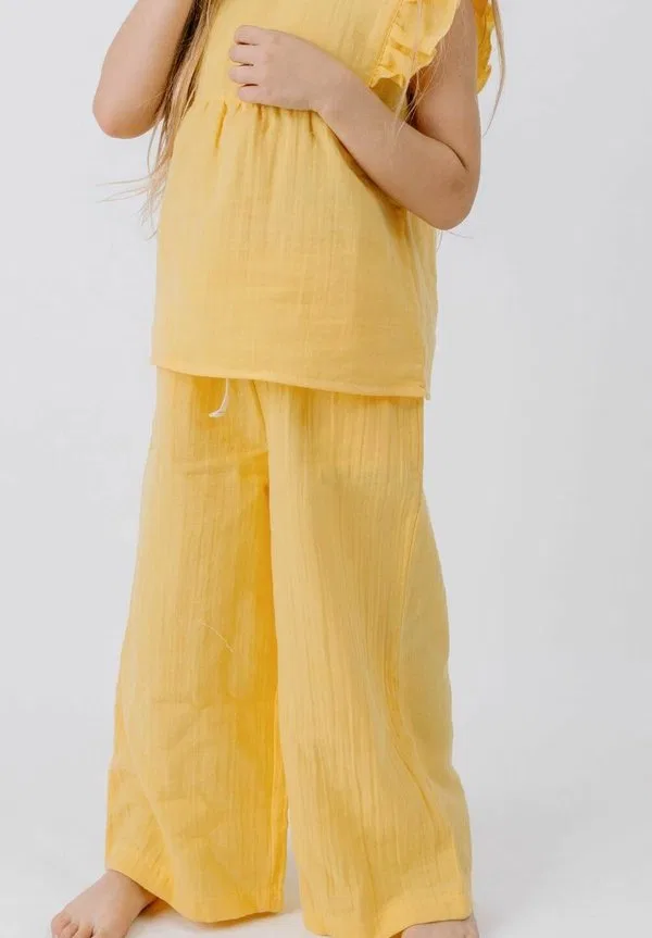 Золотистые брюки от солнца Walkiddy, Yellow