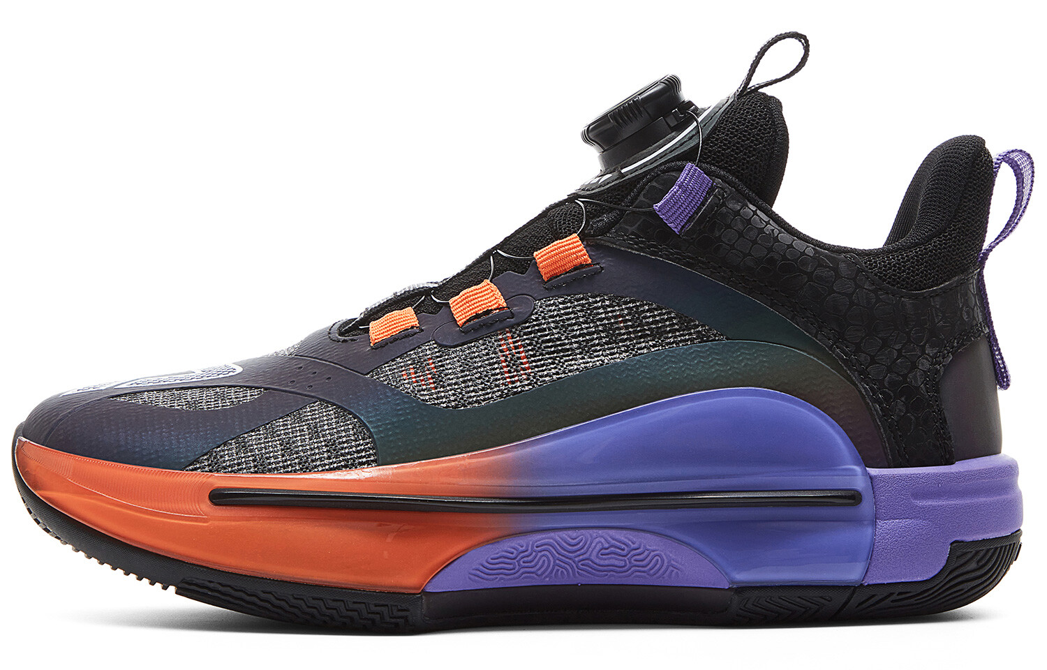 

Детские баскетбольные кроссовки GS Low-top Purple Peak, белый/черный