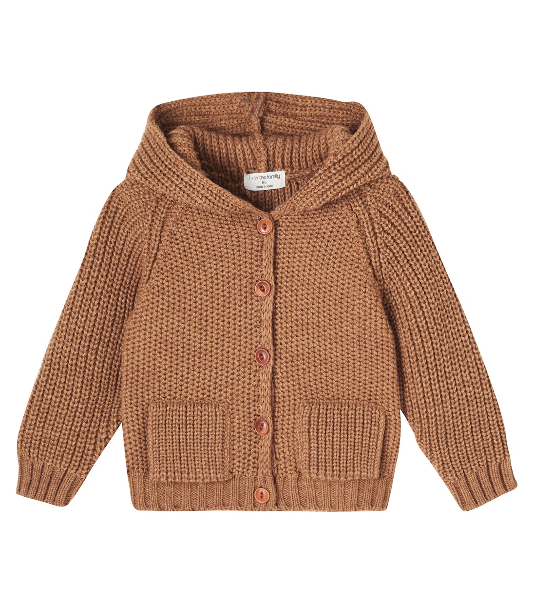 

Кардиган Baby Morten из смесовой шерсти 1 + in the Family, Castagna