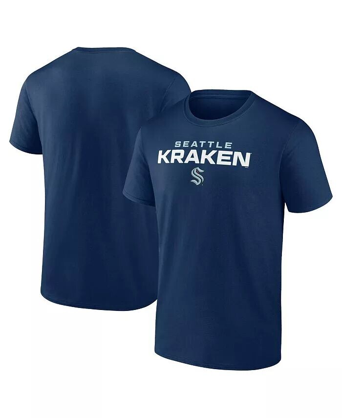 

Мужская футболка Seattle Kraken Barnburner цвета Deep Sea Blue Fanatics