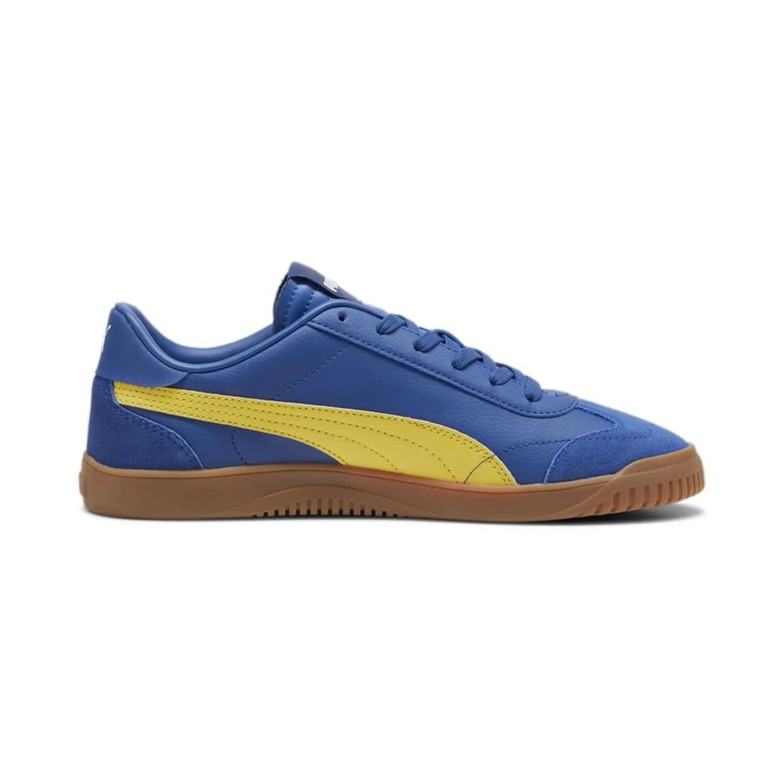 Кроссовки Puma Club 5V5 395104-05, мужские, синие, кожаные, на шнуровке, DWA839 Puma, синий — фото 2