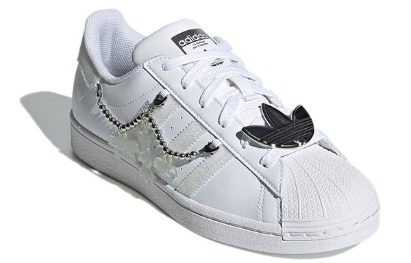 Кроссовки originals superstar for white/silver/grey Adidas, белый — фото 3