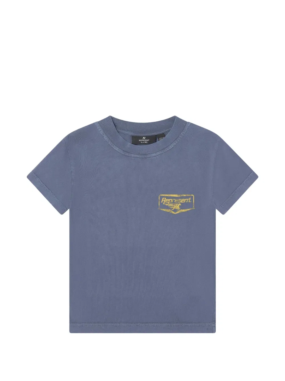 Хлопковая футболка с логотипом Represent Mini, синий