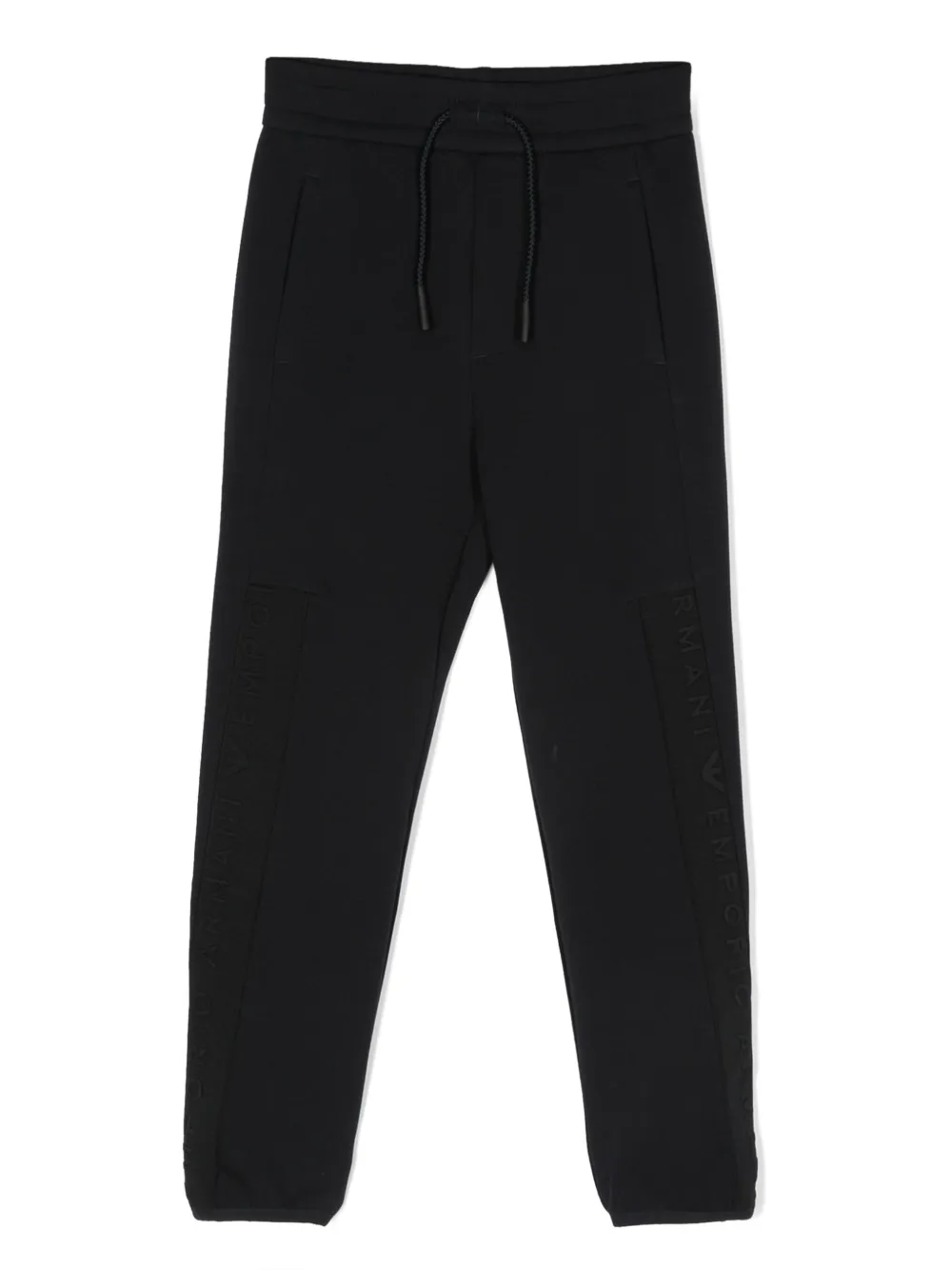 

Спортивные брюки с тисненым логотипом Emporio Armani Kids, синий