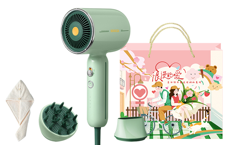 

Фен для волос Soocas, RH1 (with Valentine's Day gift bag + hair dryer cap)