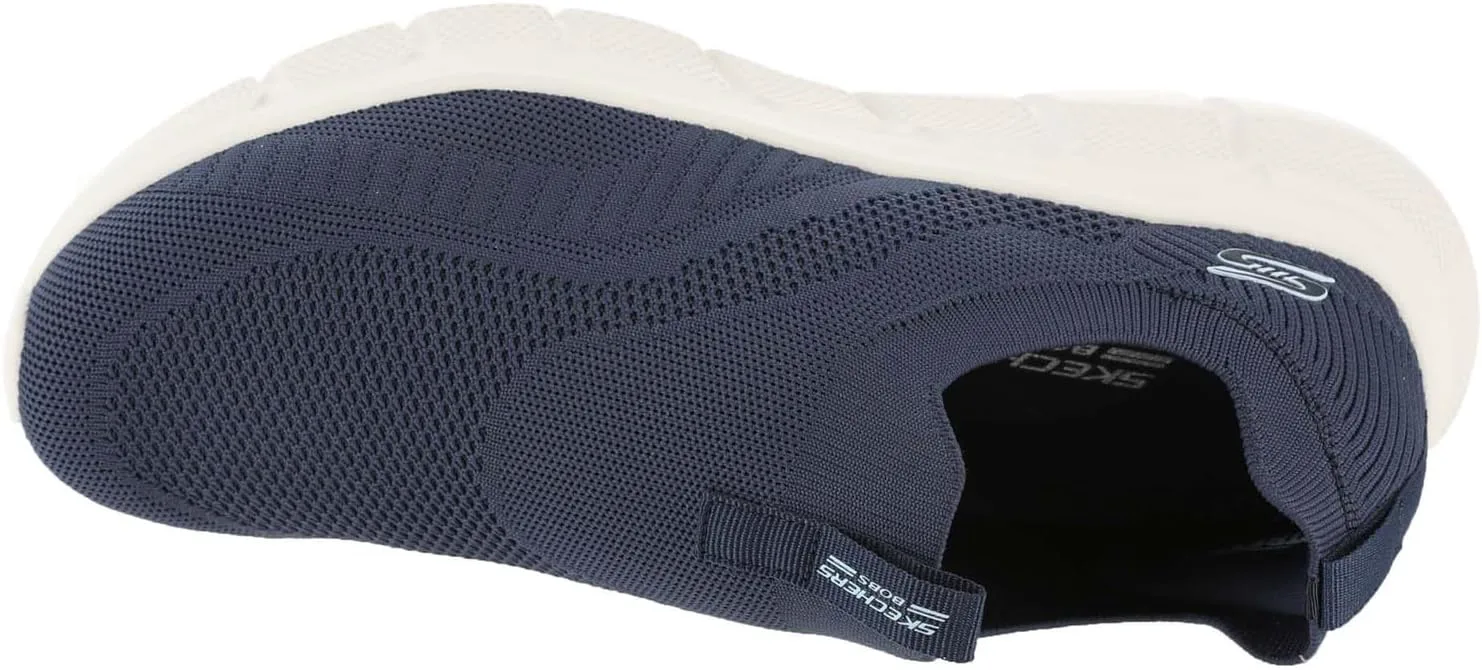 Skechers Mens Skechers Bobs B Flex - Frigid Edge, темно-синий — фото 2
