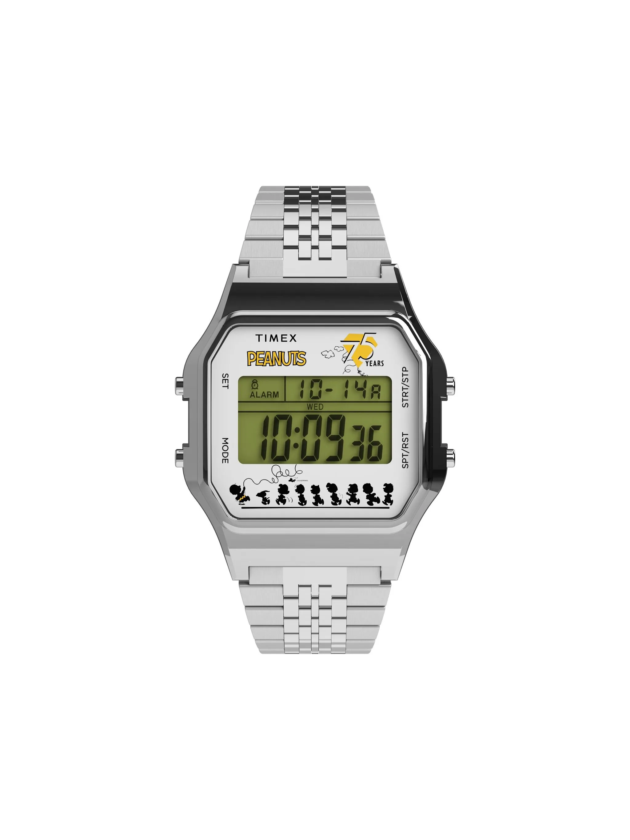 

Наручные часы T-80 34 мм из коллаборации с Peanuts Timex, белый