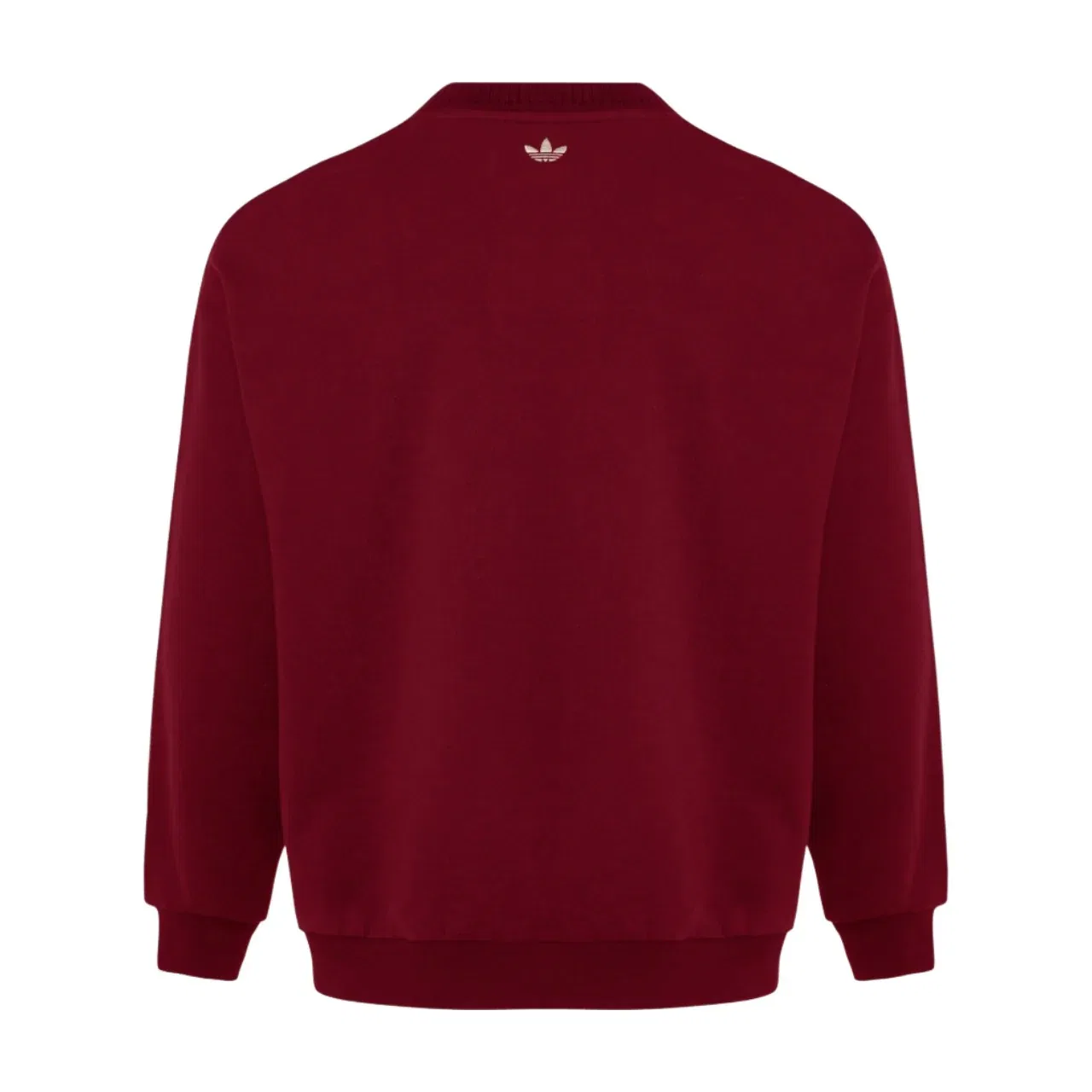 Свитер Adidas FW25 Crafted Crewneck, цвет «бордовый» — фото 2
