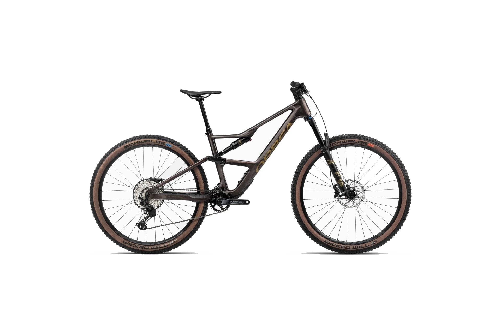 

Горный велосипед Orbea Occam sl m30 - 29 дюймов - fully, grau | cosmic carbon view - metallic olive green (gloss)