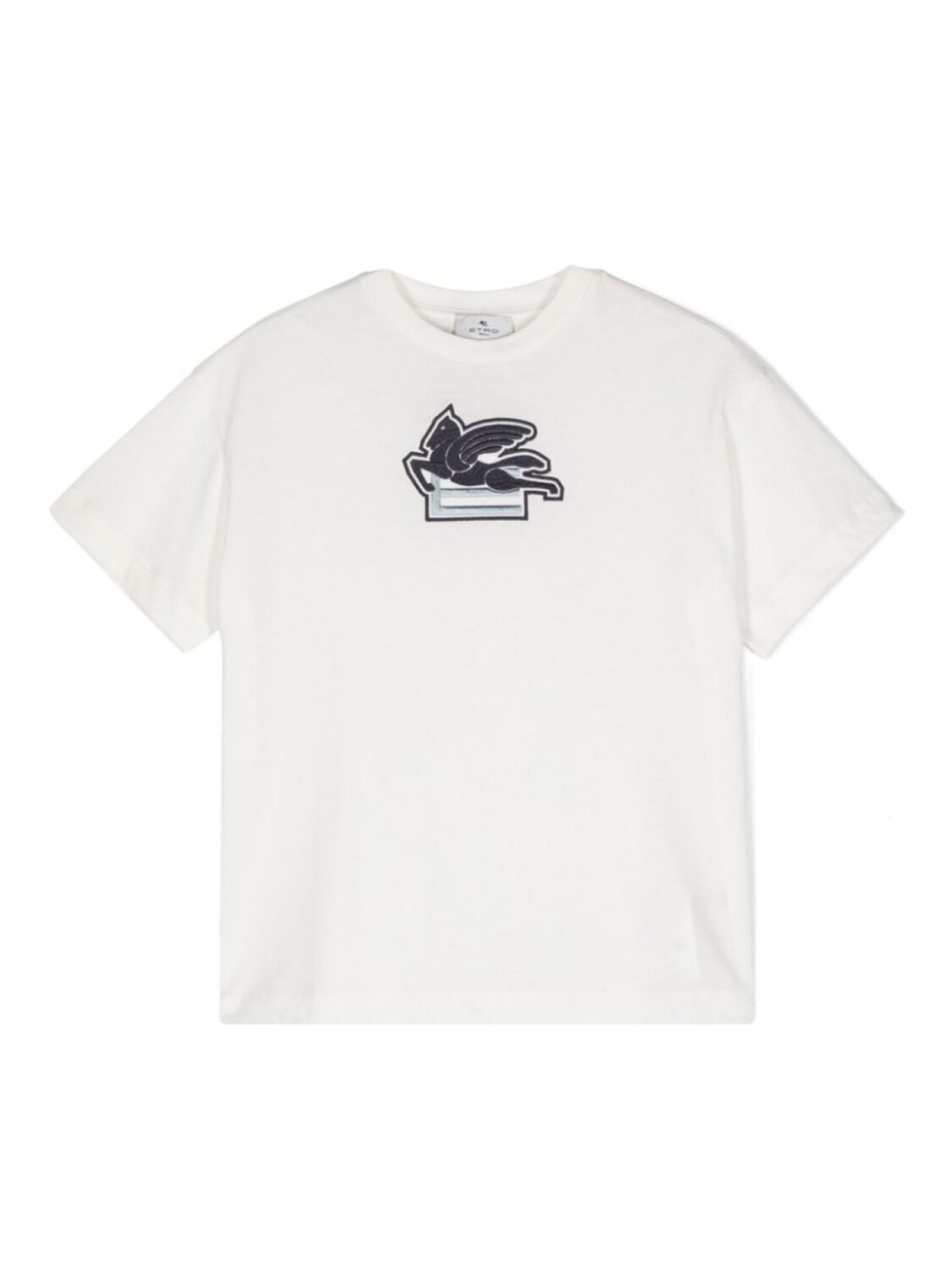 

ETRO KIDS футболка из хлопка с мотивом Пегаса, белый