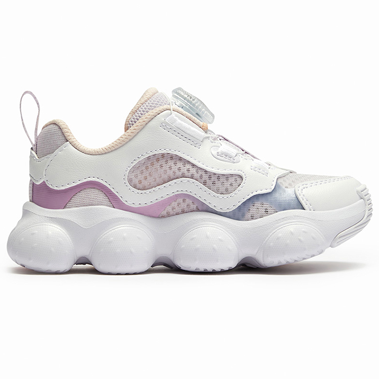 FILA KIDS Детские кроссовки с противоскользящим покрытием, износостойкие, белые, фиолетовые, для детей от 3 до 7 лет — фото 2