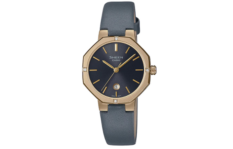 

CASIO Женские черные часы SHEEN SHE-4543GL-8A