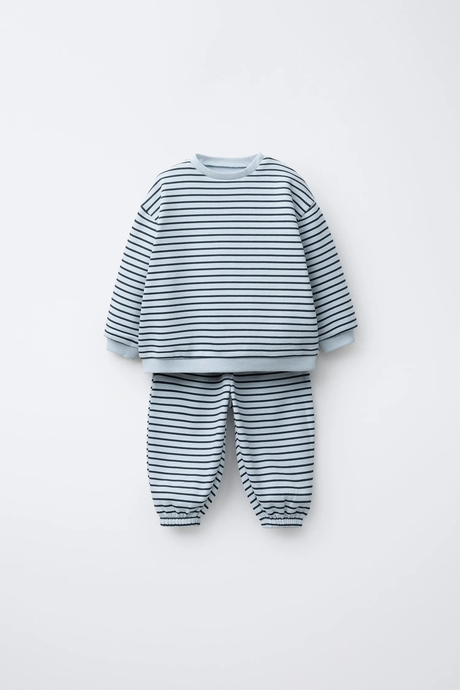 Zara Комплект из полосатой толстовки и спортивных штанов