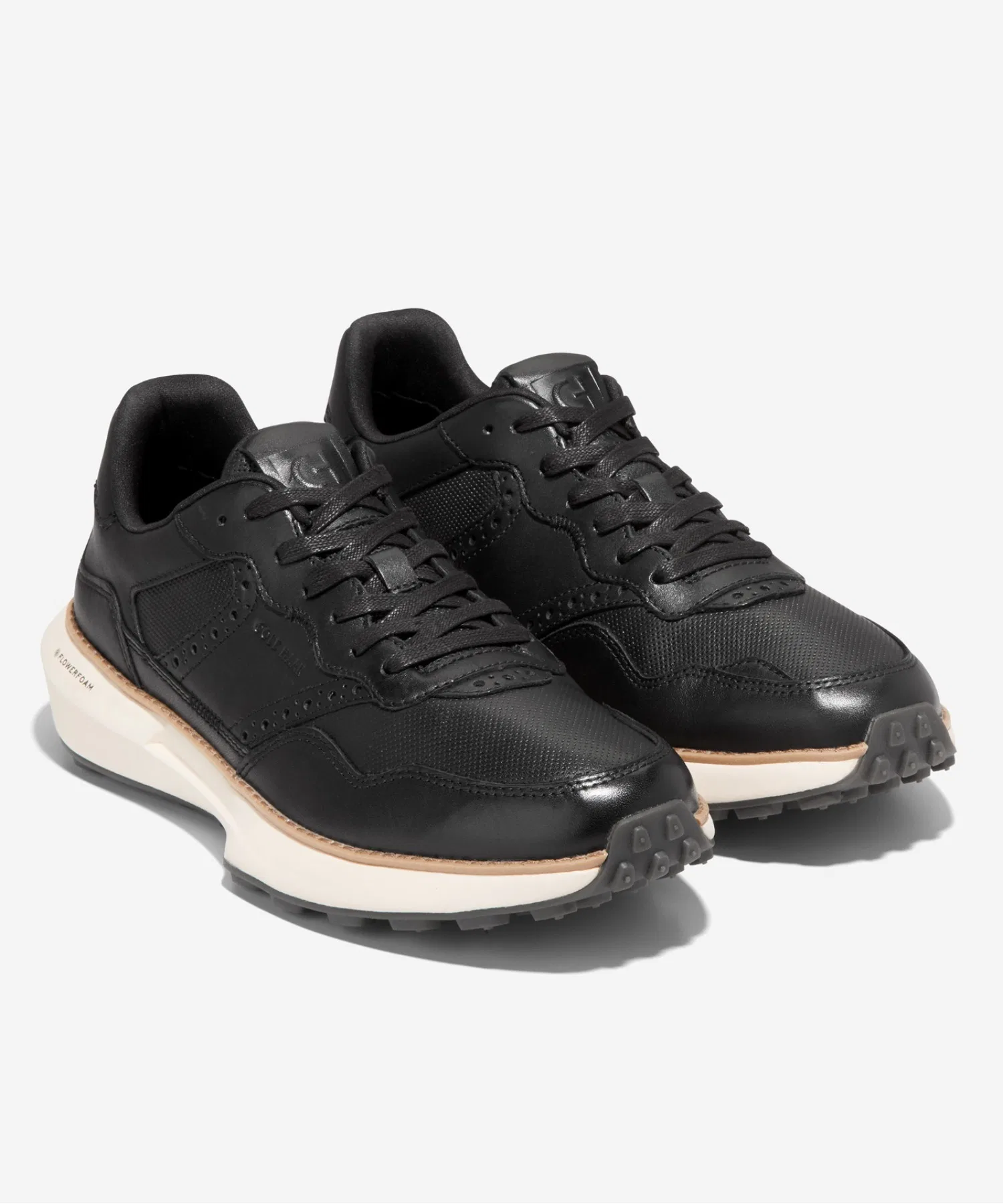 Мужские кроссовки из натуральной кожи COLE HAAN Grandpro Ashland чёрные — фото 3