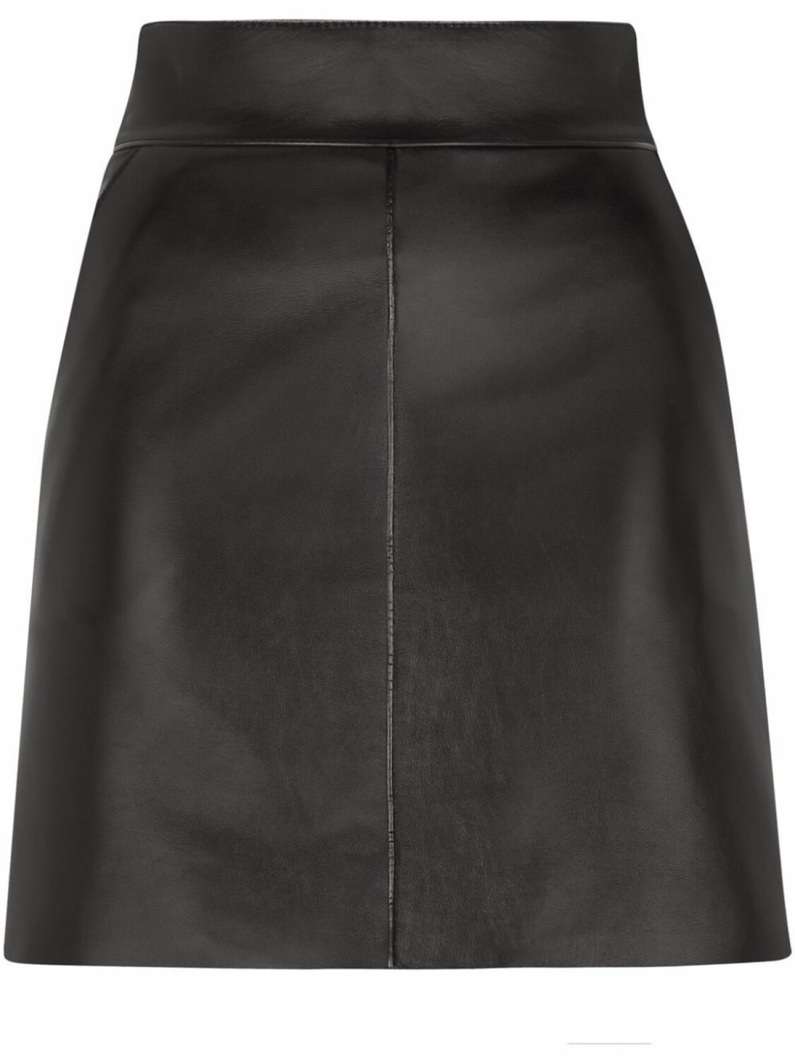 

Dolce & Gabbana кожаная мини-юбка А-силуэта, черный