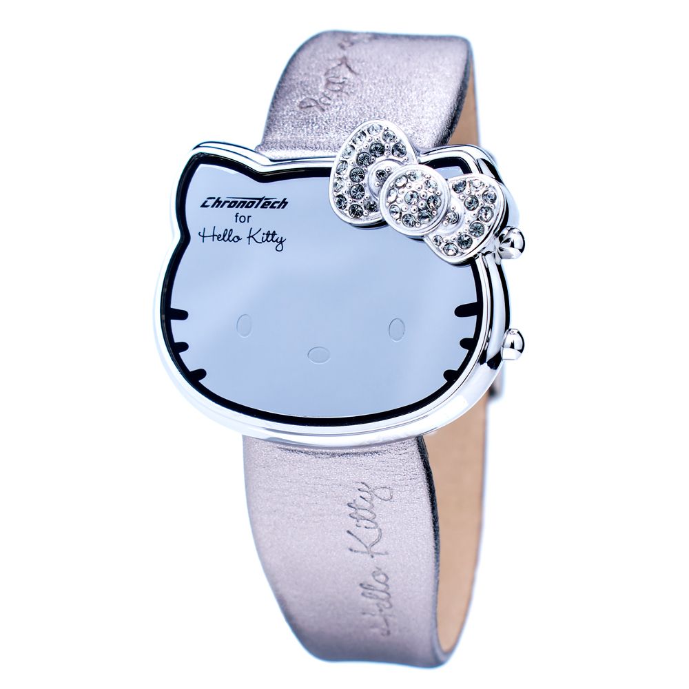 

Серебряные кожаные часы Chronotech, Silver