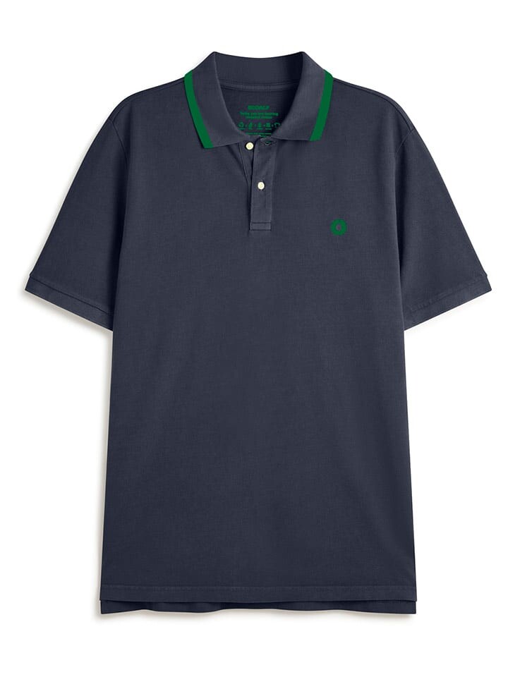 

Поло Ecoalf Poloshirt, темно-синий