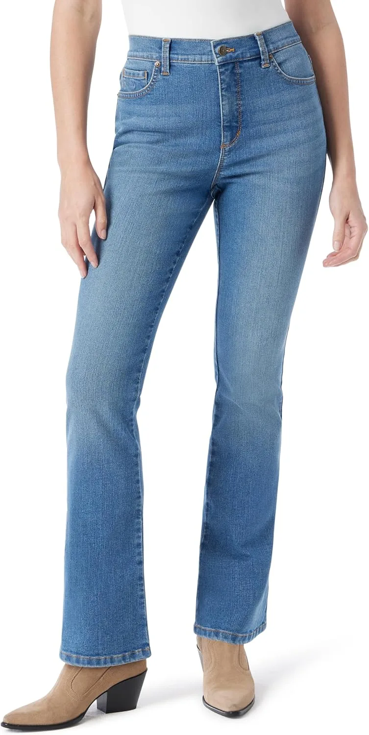 

Gloria Vanderbilt Women's Amanda Original Bootcut 5 Pocket High Rise Jean Standard