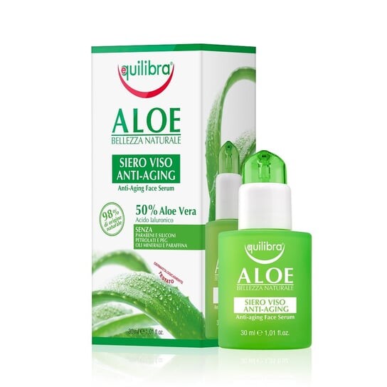 

Антивозрастная сыворотка для лица 50% алоэ, 30 мл Equilibra, Aloe, Equalibra