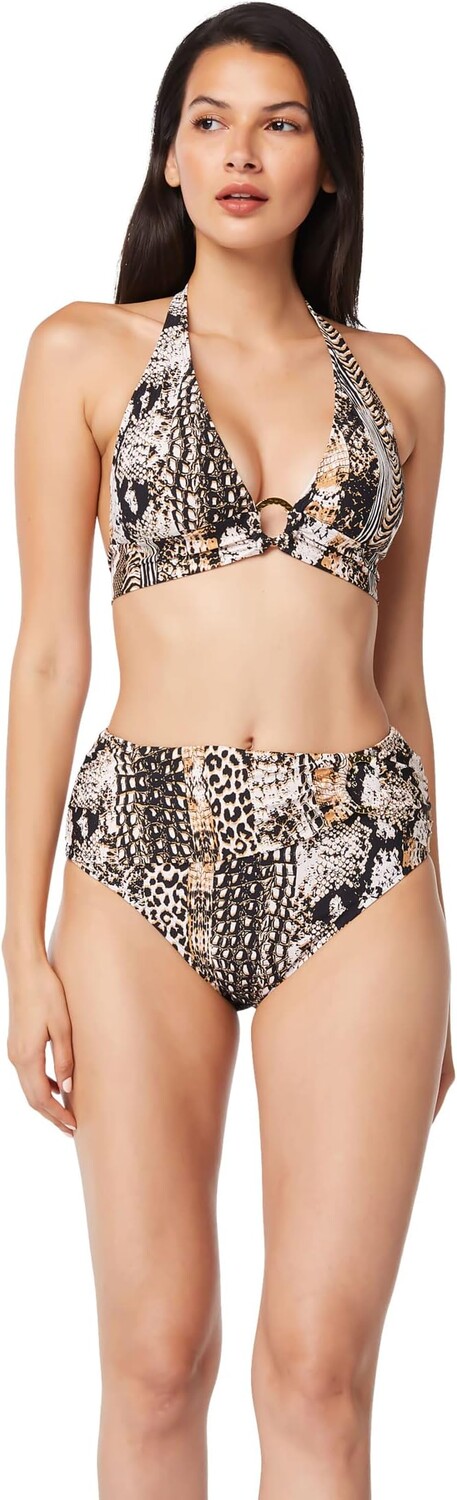 

Плавки Bleu Rod Beattie Walk On The Wild Side High-Waist Draped Bottoms, натуральный