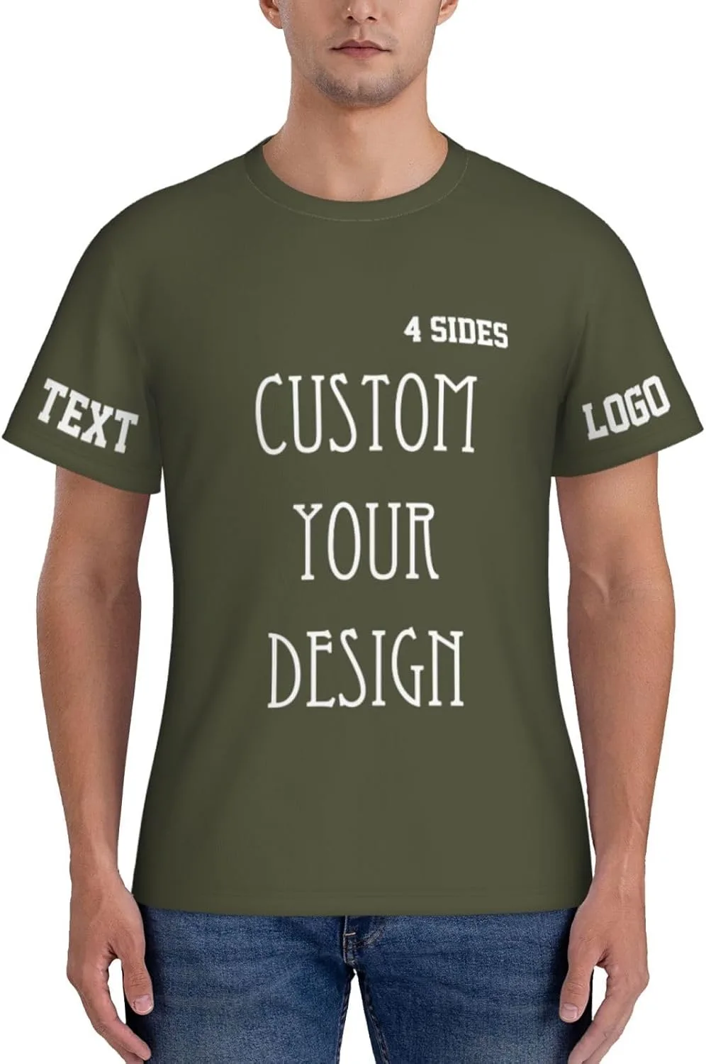 

Футболка Custom T Shirts 4-Side Printable с логотипом