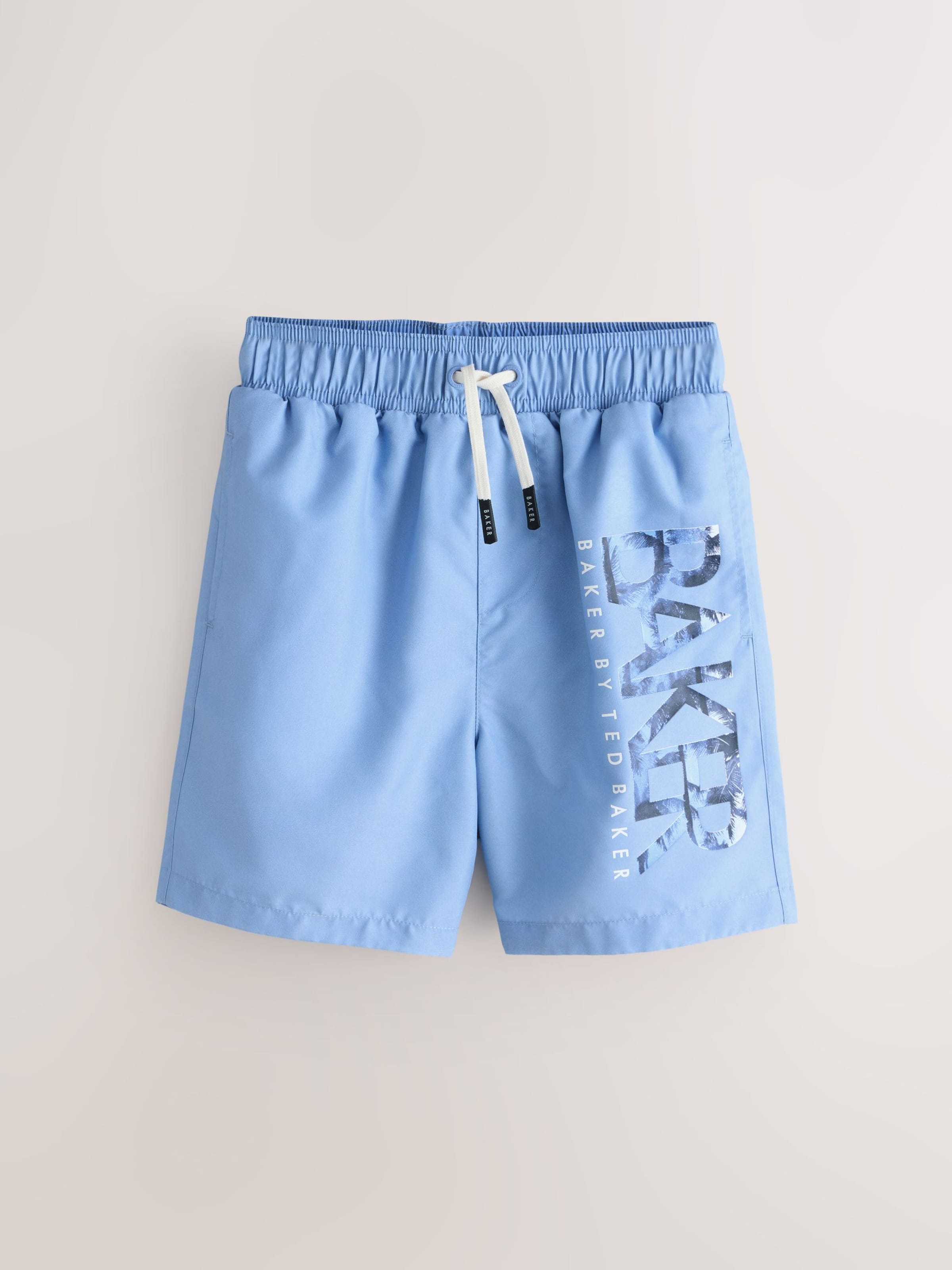 Baker by Ted Baker Шорты Board Shorts в цветах Blue, Marine Blue, Dark Blue — фото 3