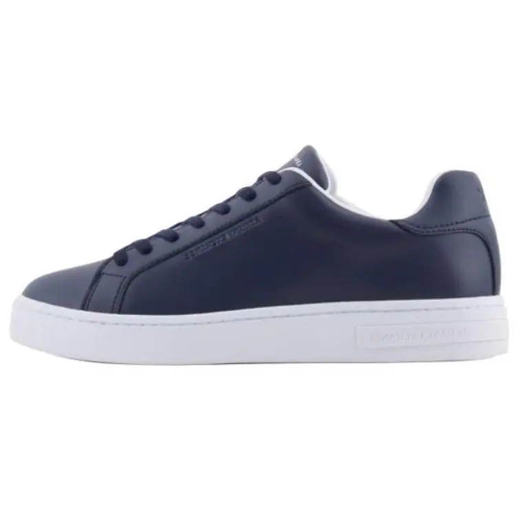 

Кроссовки AE Low Top Skateboard Shoes мужские синие ARMANI EXCHANGE