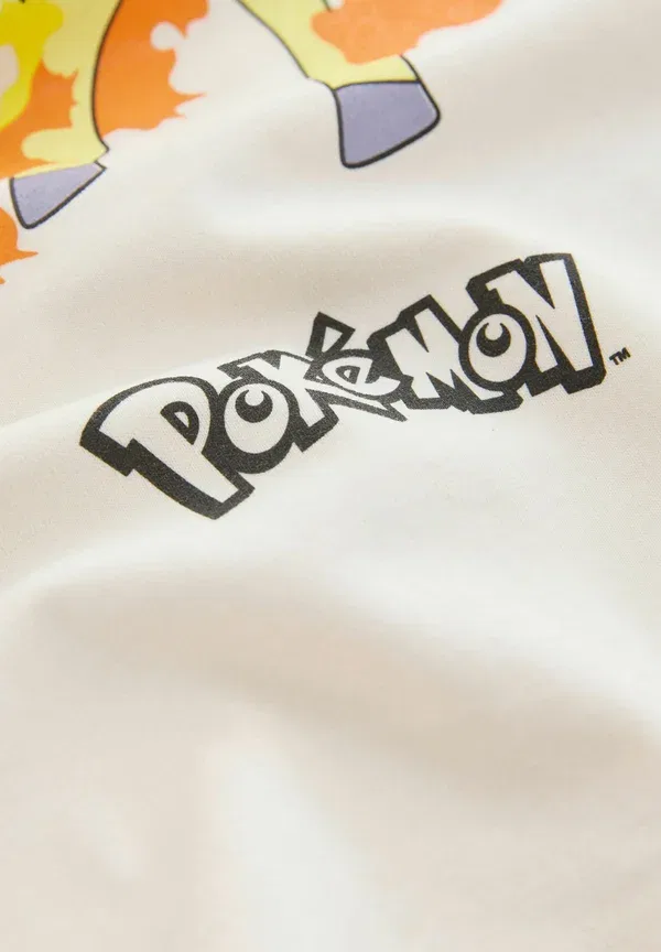 Футболка Regular fit Pokemon license oversized, принт, Next, цвет экрю — фото 3