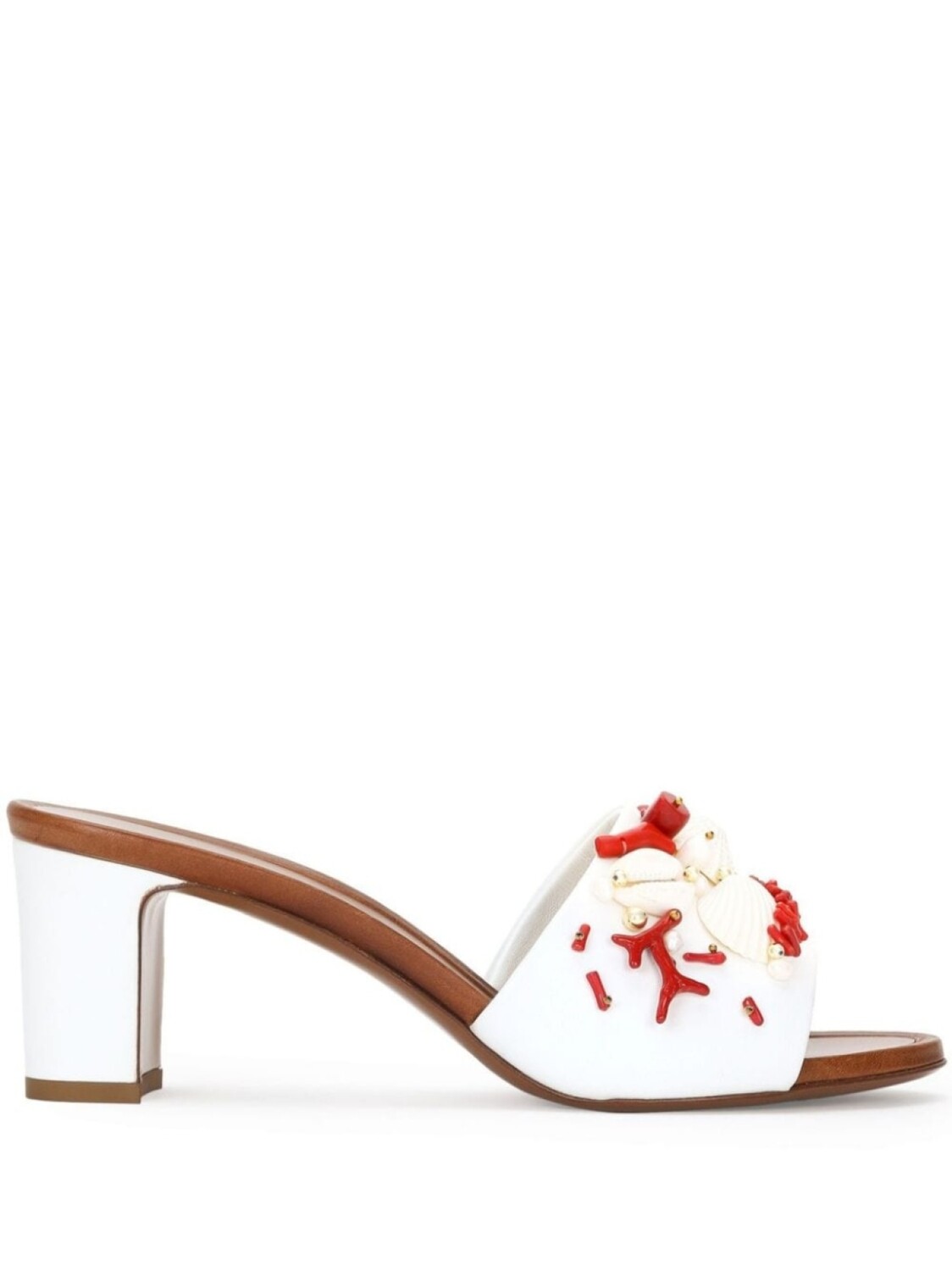 Dolce & Gabbana мюли на каблуке, белый