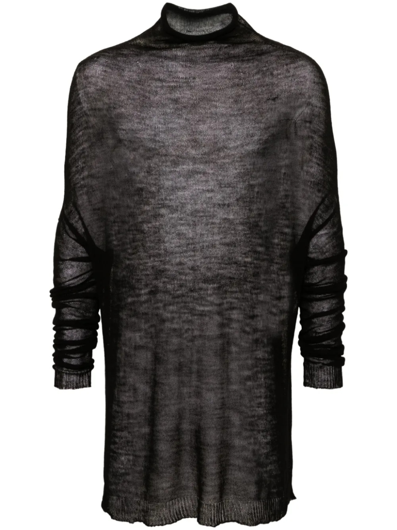 

Rick Owens джемпер Shroud крупной вязки, черный