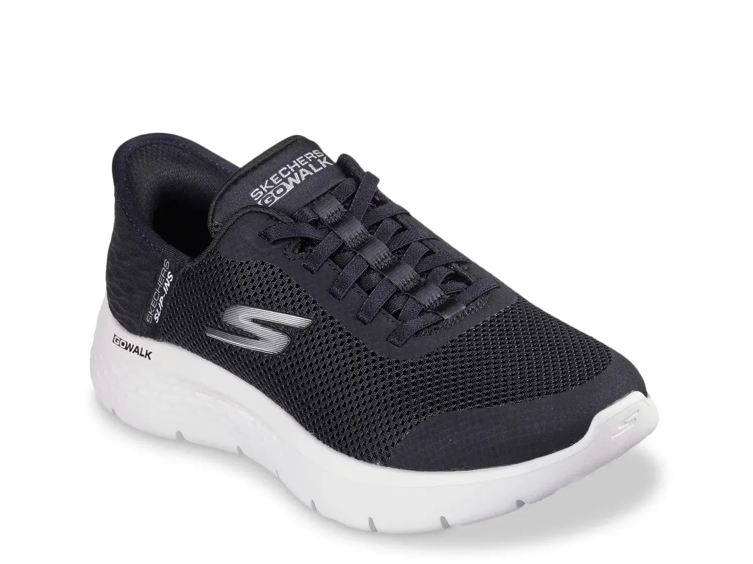 Hands Free Slip-Ins GO Walk Flex Grand Entry Слипоны Sneaker - женские Skechers, Black/White