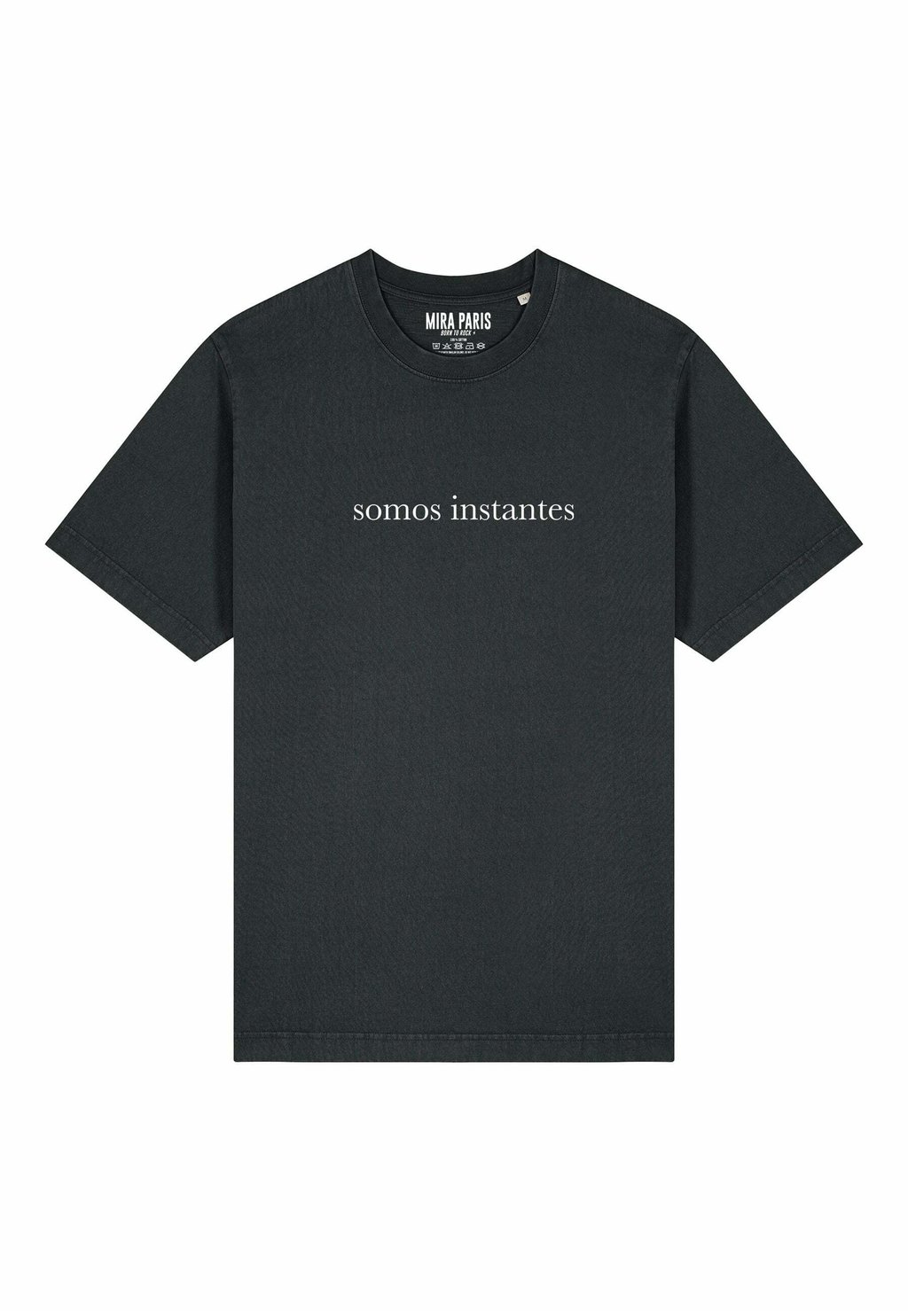 

Футболка с принтом SOMOS INSTANTES PRINT HEAVYWEIGHT Mira Paris, цвет Washed Black