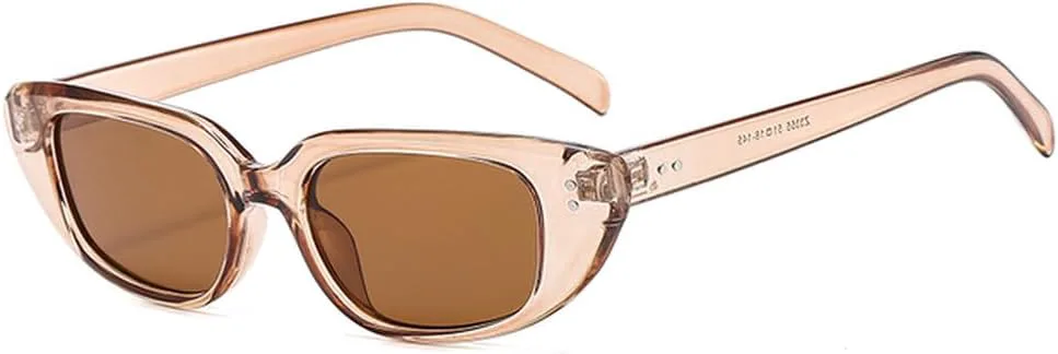 

Солнцезащитные очки LVTFCO, классические ретро-очки для женщин, винтажные, для путешествий, маленькие прямоугольные, женские очки с защитой от УФ-излучения UV400, C3