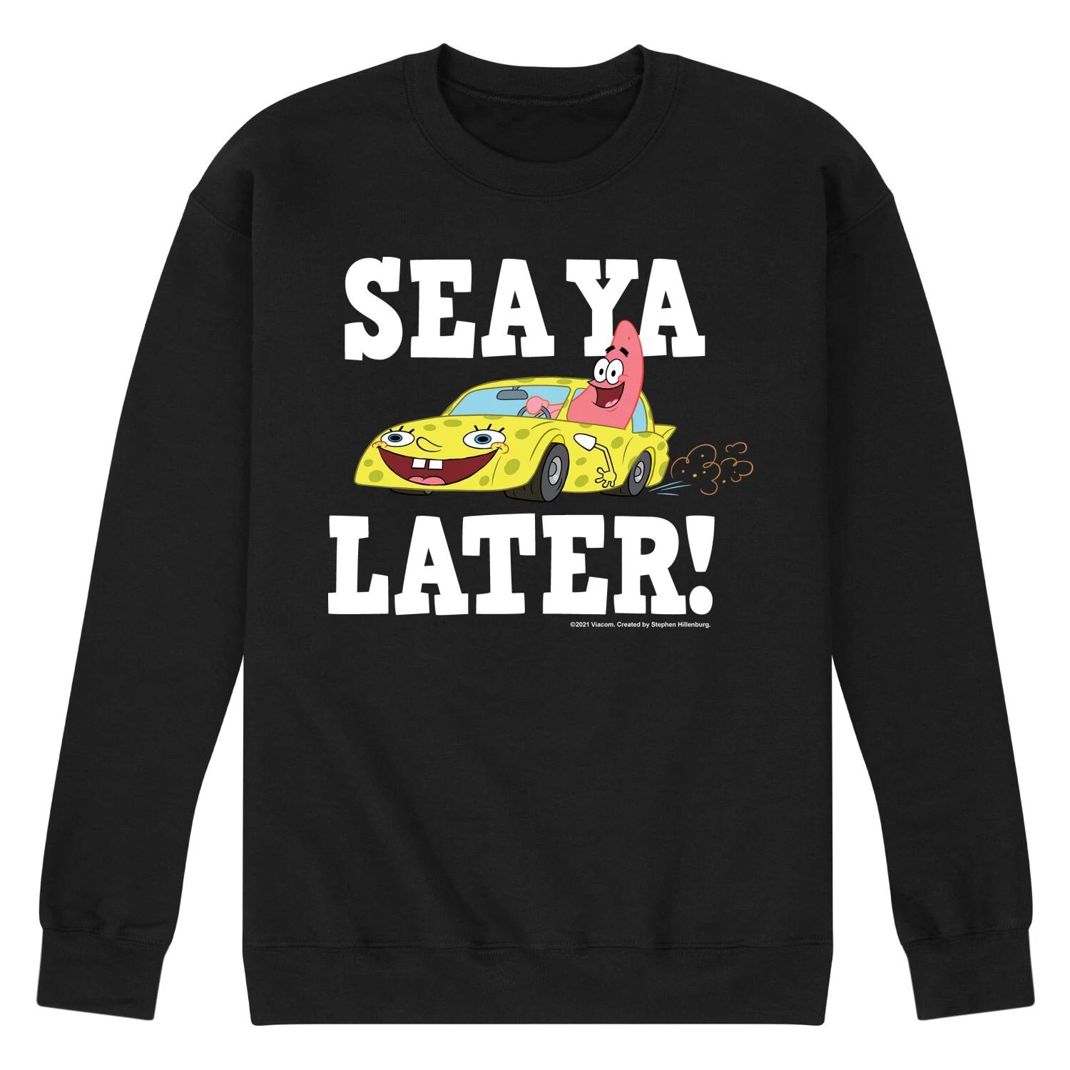 

Мужской свитшот Sea Ya Later с изображением Губки Боба Квадратные Штаны Licensed Character