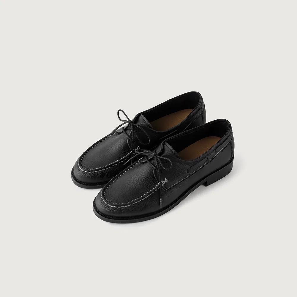 Мужские мокасины Sailor Moc чёрные от Hittahus