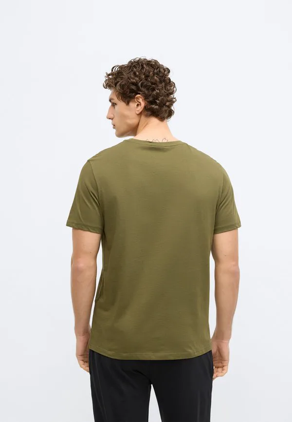 Пижамная футболка с круглым вырезом Emporio Armani, Olive — фото 4