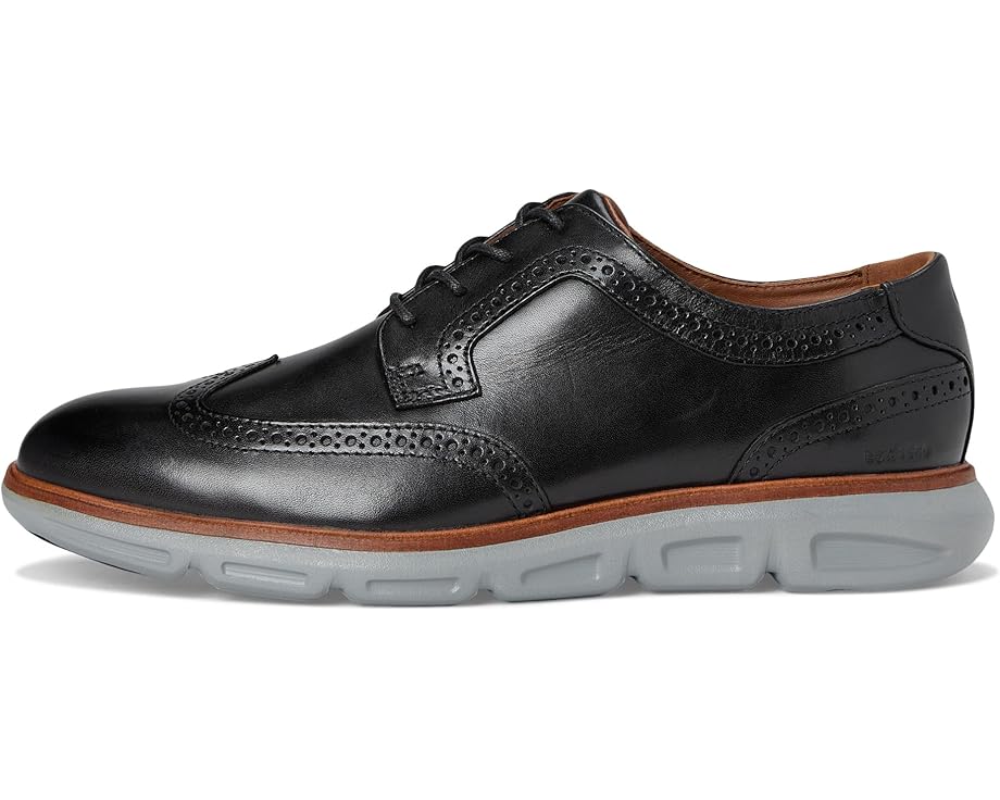 Мужские оксфорды Johnston & Murphy Larkin Wingtip, Black Italian Calfskin — фото 4
