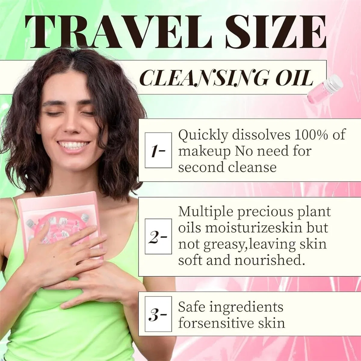 Гидрофильное масло Rietoiu — Масло для снятия макияжа «Cleansing Oil Mini» от Cisto , Mixed, 2 мл — фото 3