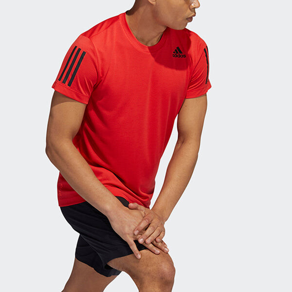 Футболка мужские Adidas, красный — фото 4