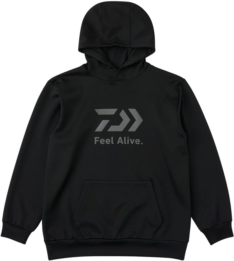 

Толстовка с капюшоном Daiwa DANROTECH DE-8925 WL4XL, различные размеры (модель 2025 года), черный