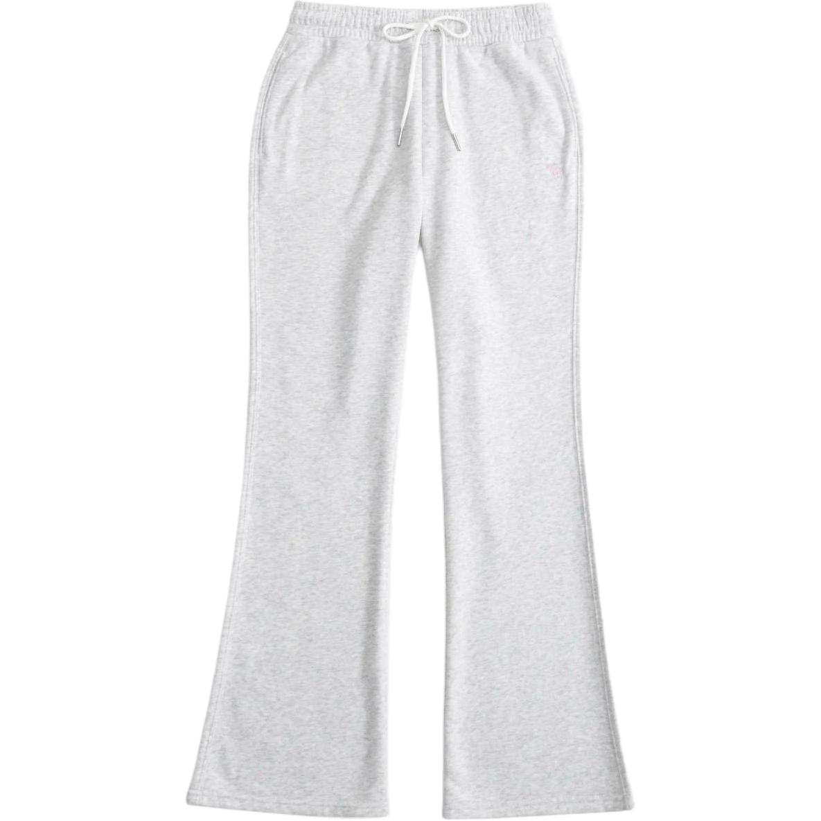 

Вязаные спортивные штаны женские светло-серые Abercrombie＆Fitch, светло-серый