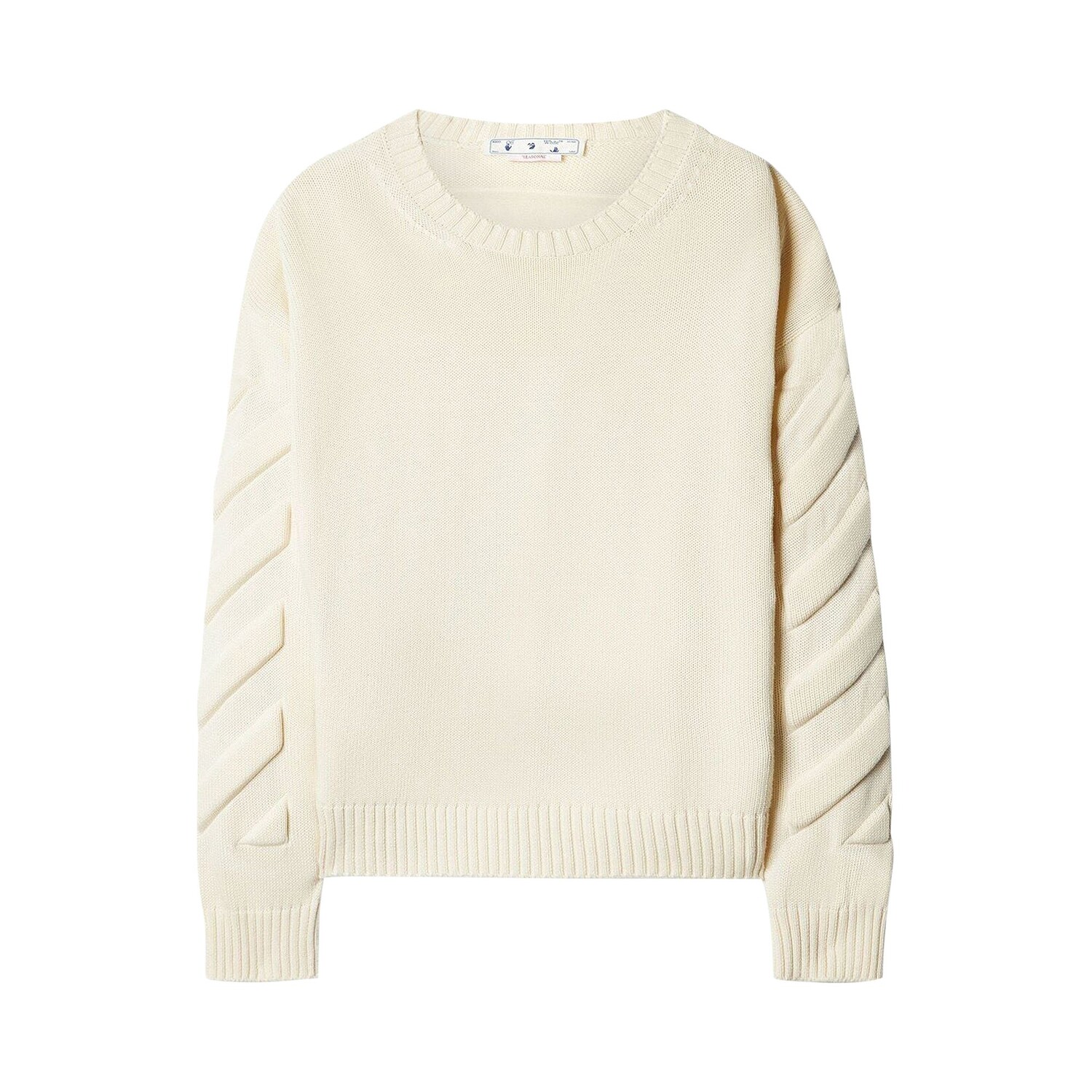 

Off-White 3D Diag Knit Crewneck New Beige